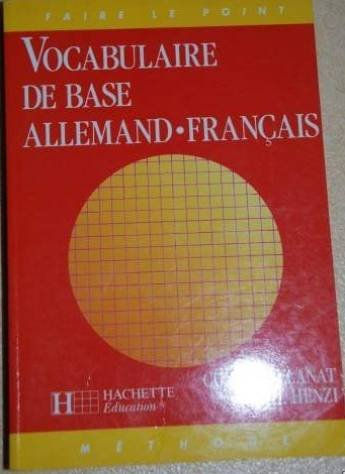 Vocabulaire de base allemand-français