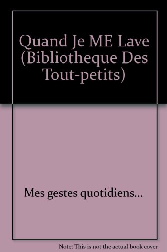 Quand je me lave