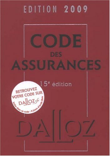Code des assurances 2009