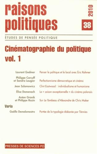 Raisons politiques, n° 38. Cinéma et politique