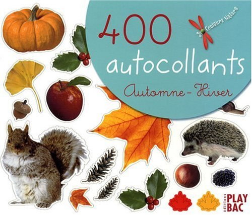 400 autocollants automne-hiver
