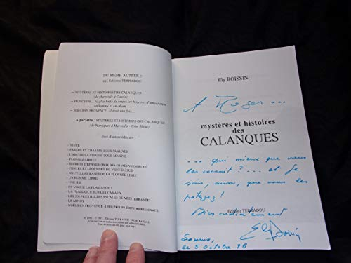Mystères et histoires des calanques