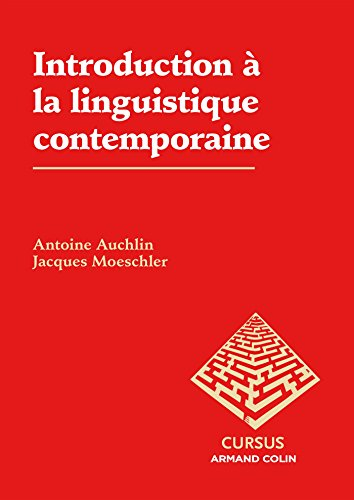 Introduction à la linguistique contemporaine