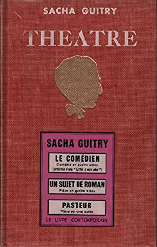 theatre tome 6 / le comedien -un sujet de roman -pasteur