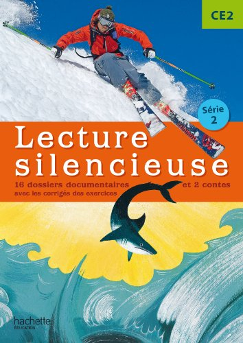 Lecture silencieuse CE2, série 2 : 16 dossiers documentaires et 2 contes : avec les corrigés des exe