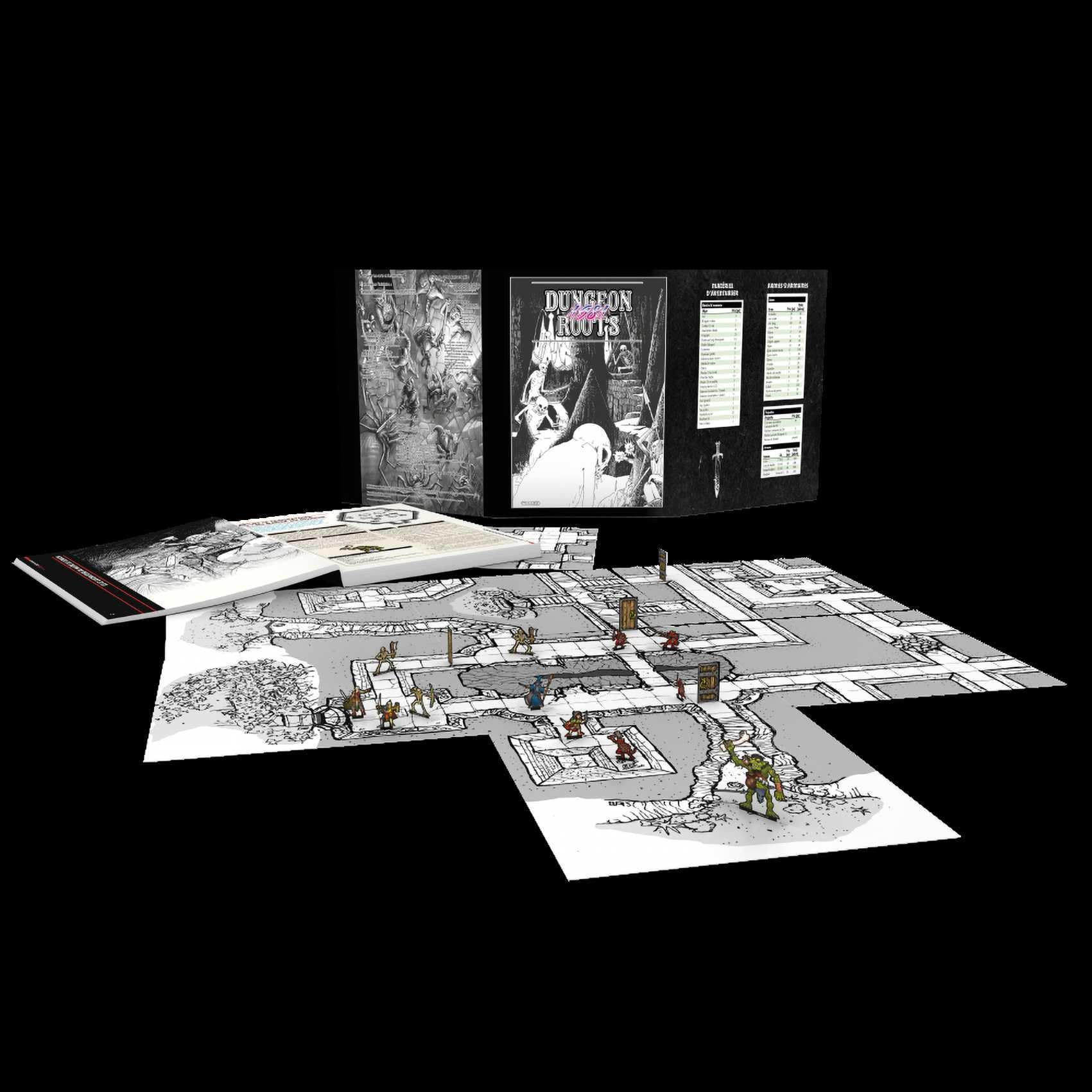 Dungeon roots 1981 : l'ascension de la Tour d'Abyme : version basic boîte rouge, module DR81-01