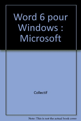 Solutions pratiques Word 6 pour Windows
