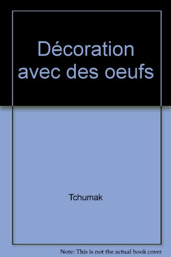 décoration avec des oeufs