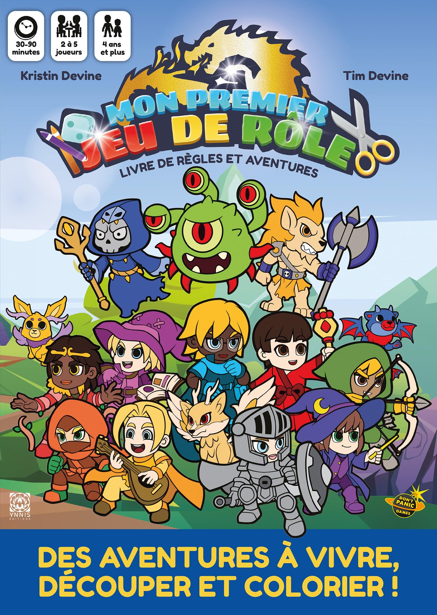 Mon Premier jeu de rôle, une aventure à colorier : Livre de base + Le Vaisseau fantôme