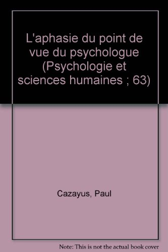 l'aphasie