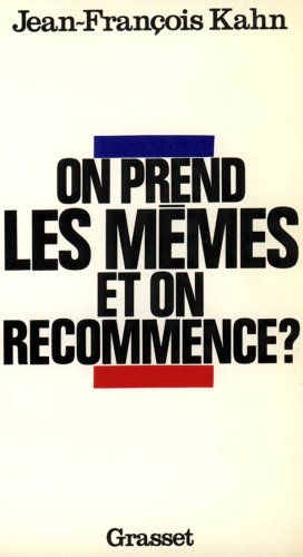 On prend les mêmes et on recommence