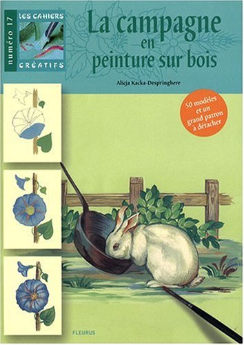 La campagne en peinture sur bois