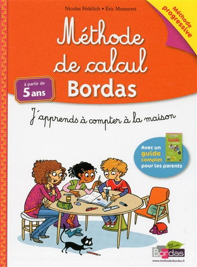 Méthode de calcul Bordas : j'apprends à compter à la maison