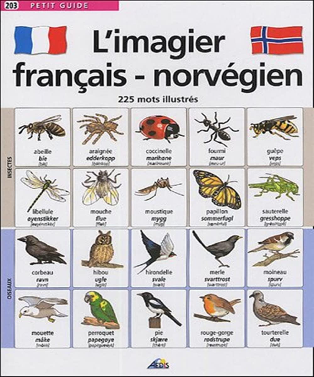 L'imagier français-norvégien : 225 mots illustrés