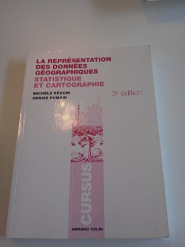 La représentation des données géographiques : statistique et cartographie
