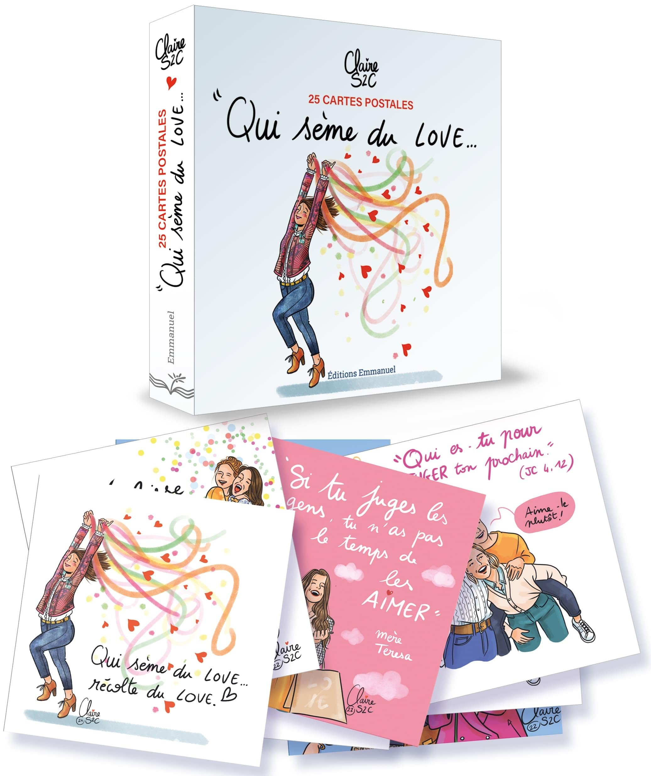 Qui sème du love... : 25 cartes postales