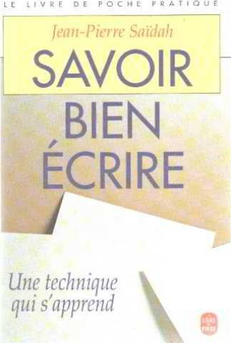 Savoir bien écrire