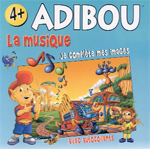 la musique. je complète mes images avec autocollants