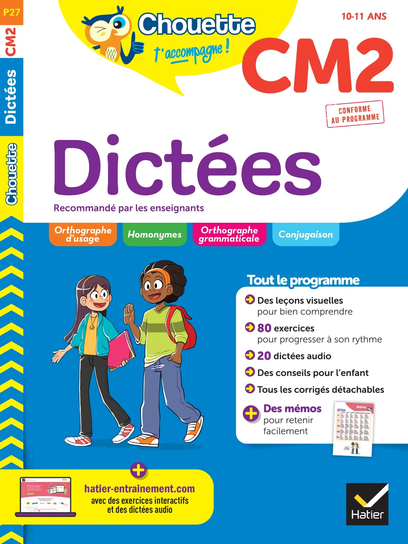 Dictées CM2, 10-11 ans : conforme au programme