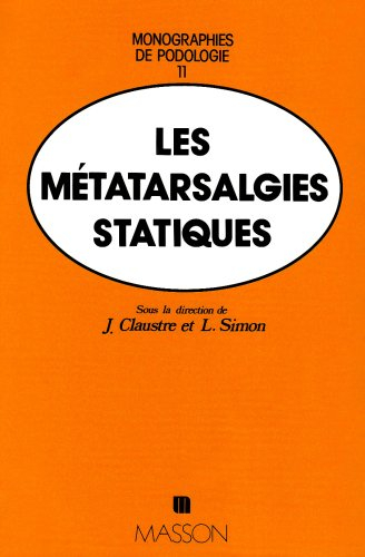 Les Métatarsalgies statiques