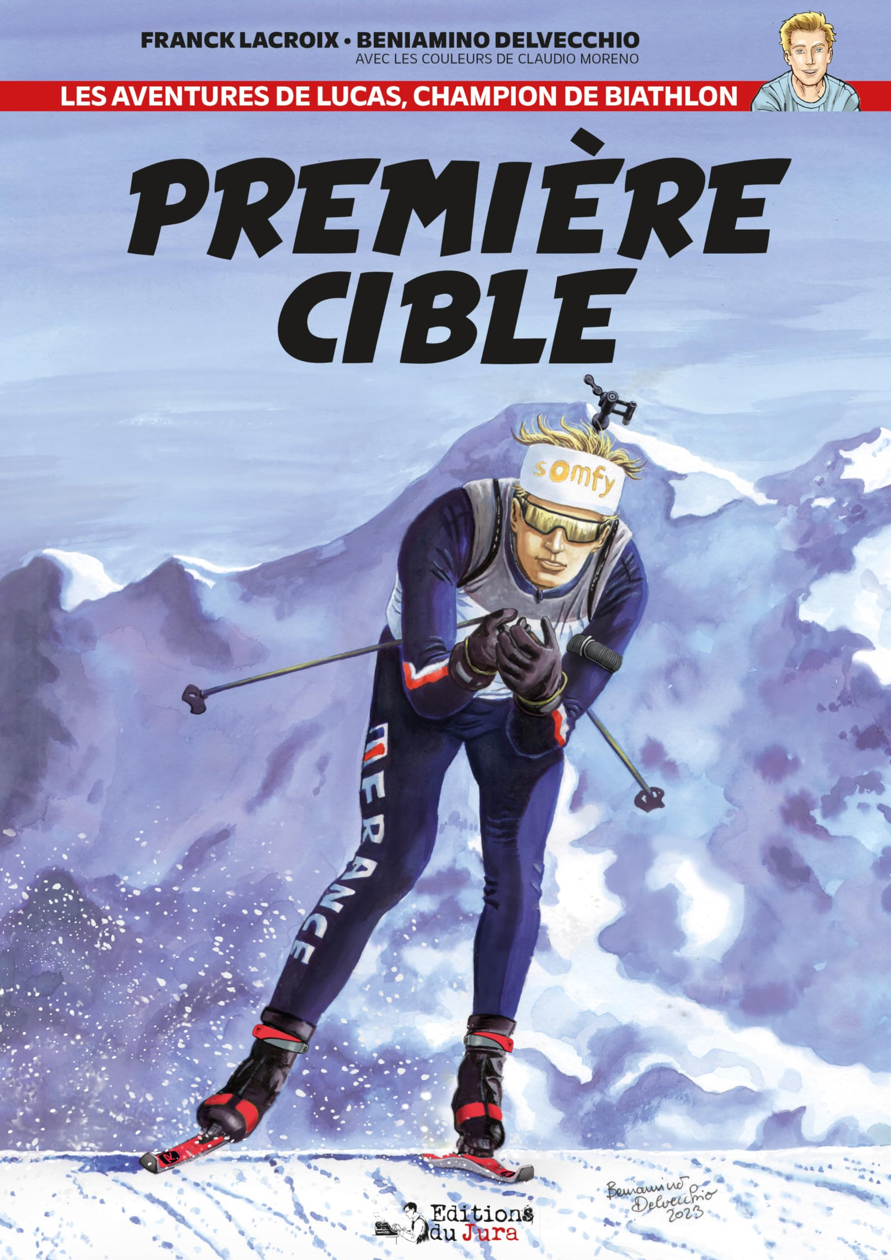 Les aventures de Lucas, champion de biathlon. Première cible