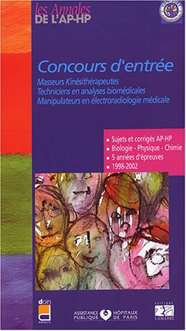 Concours d'entrée, masseurs kinésithérapeutes, techniciens en analyses biomédicales, manipulateurs e
