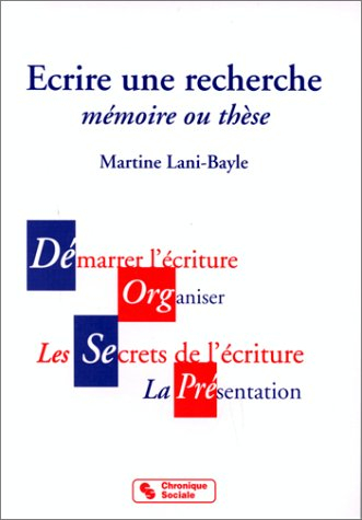 ecrire une recherche