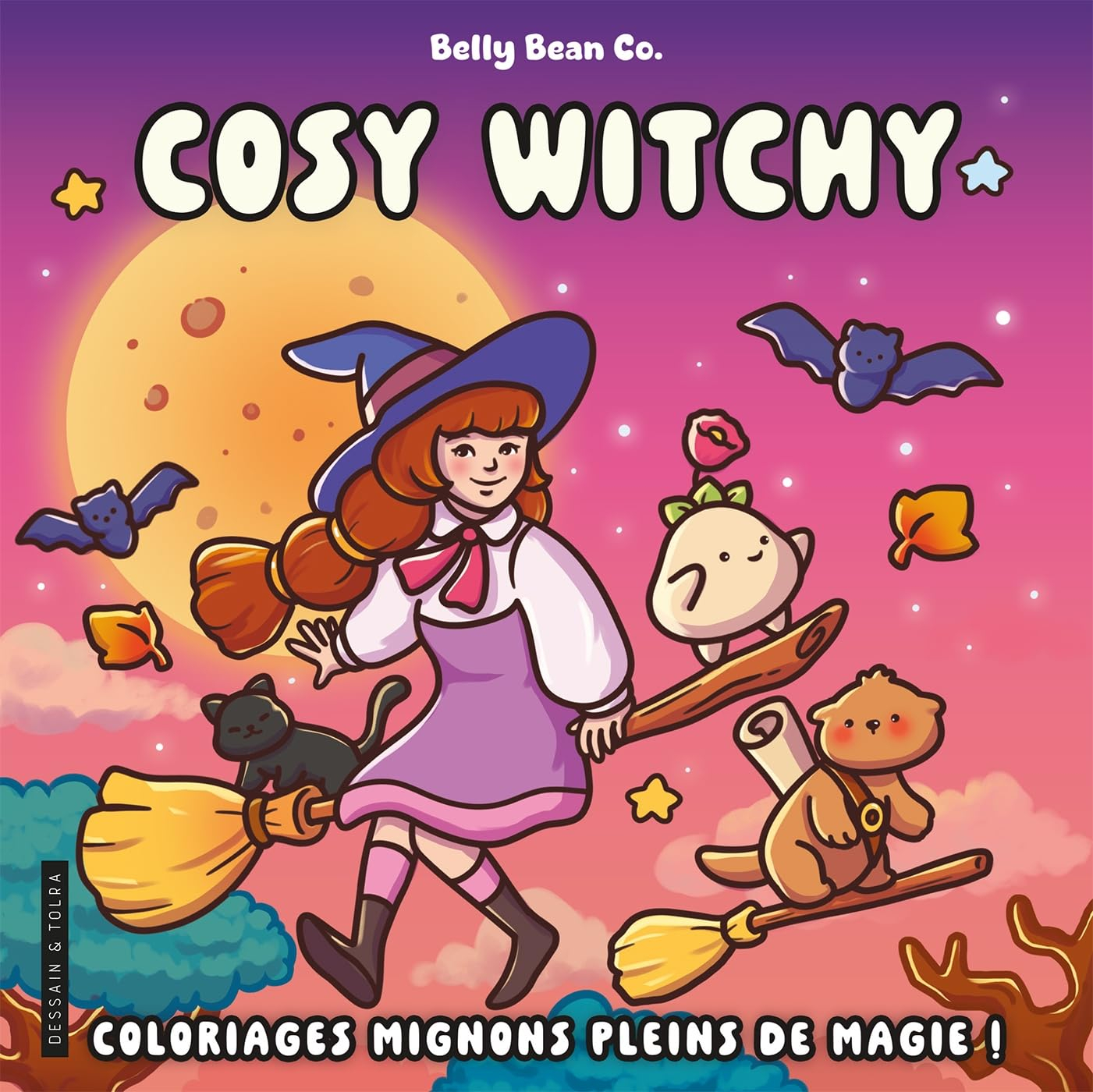 Cosy witchy : coloriages cosy pleins de magie