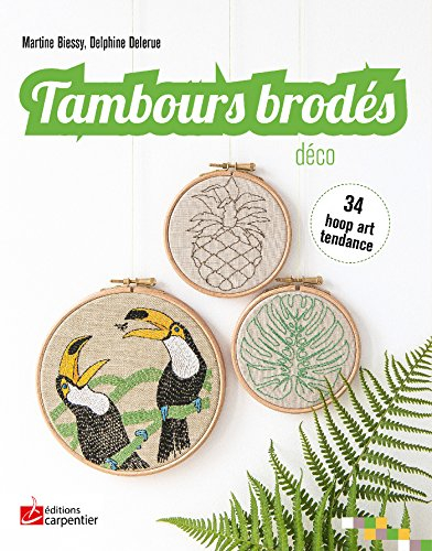 Tambours brodés déco : 34 hoop art tendance