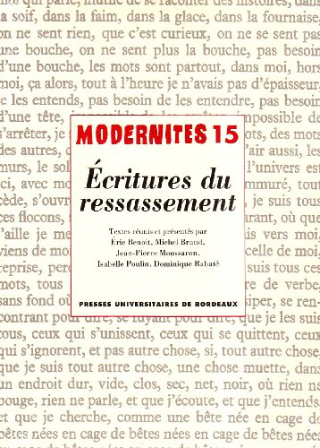 Modernités, n° 15. Ecritures du ressassement