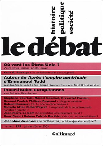 Débat (Le), n° 123. Où vont les Etats-Unis ?