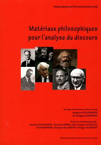 Matériaux philosophiques pour l'analyse du discours