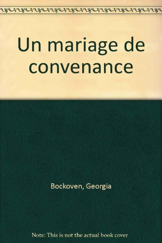 Un Mariage de convenance