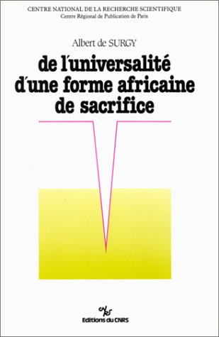 De l'universalité d'une forme africaine de sacrifice