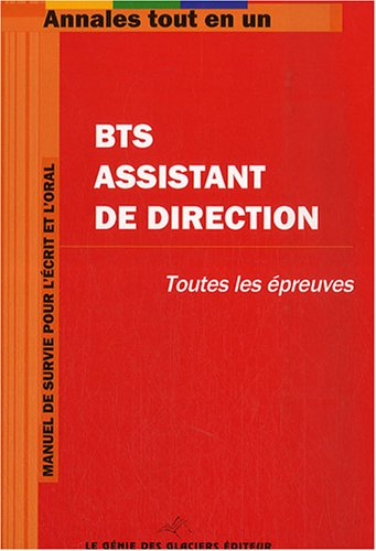 BTS assistant de direction : toutes les épreuves