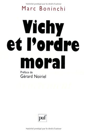 Vichy et l'ordre moral