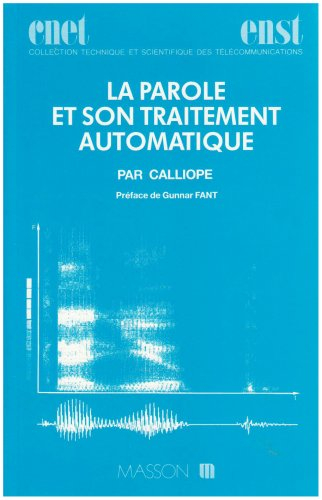 la parole et son traitement automatique
