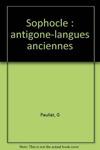 Antigone, Sophocle