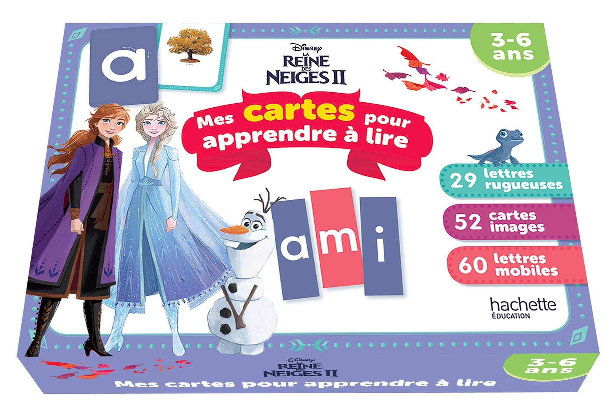 Mes cartes pour apprendre à lire avec La reine des neiges II : 3-6 ans
