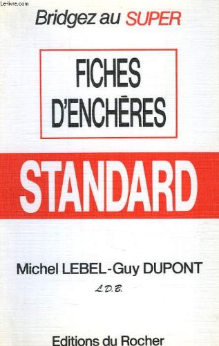 Bridgez au super : fiches d'enchères
