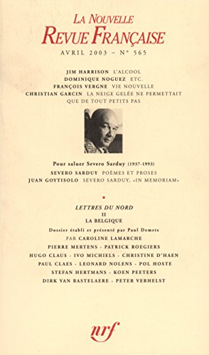 Nouvelle revue française, n° 565. Lettres du Nord 2 : la Belgique