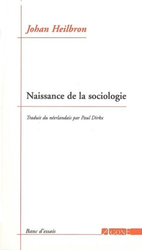 Naissance de la sociologie
