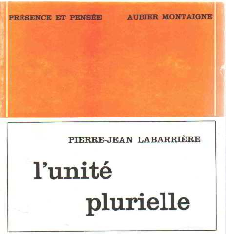 l'unité plurielle : Éloge