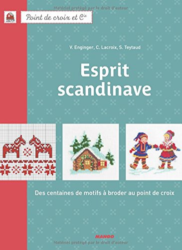 Esprit scandinave : des centaines de motifs à broder au point de croix