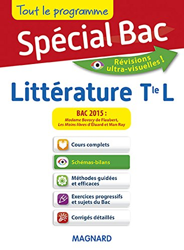 Littérature : terminale L, bac 2015 : Madame Bovary de Flaubert, Les mains libres d'Eluard et Man Ra