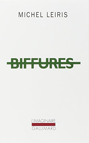 La Règle du jeu. Vol. 1. Biffures