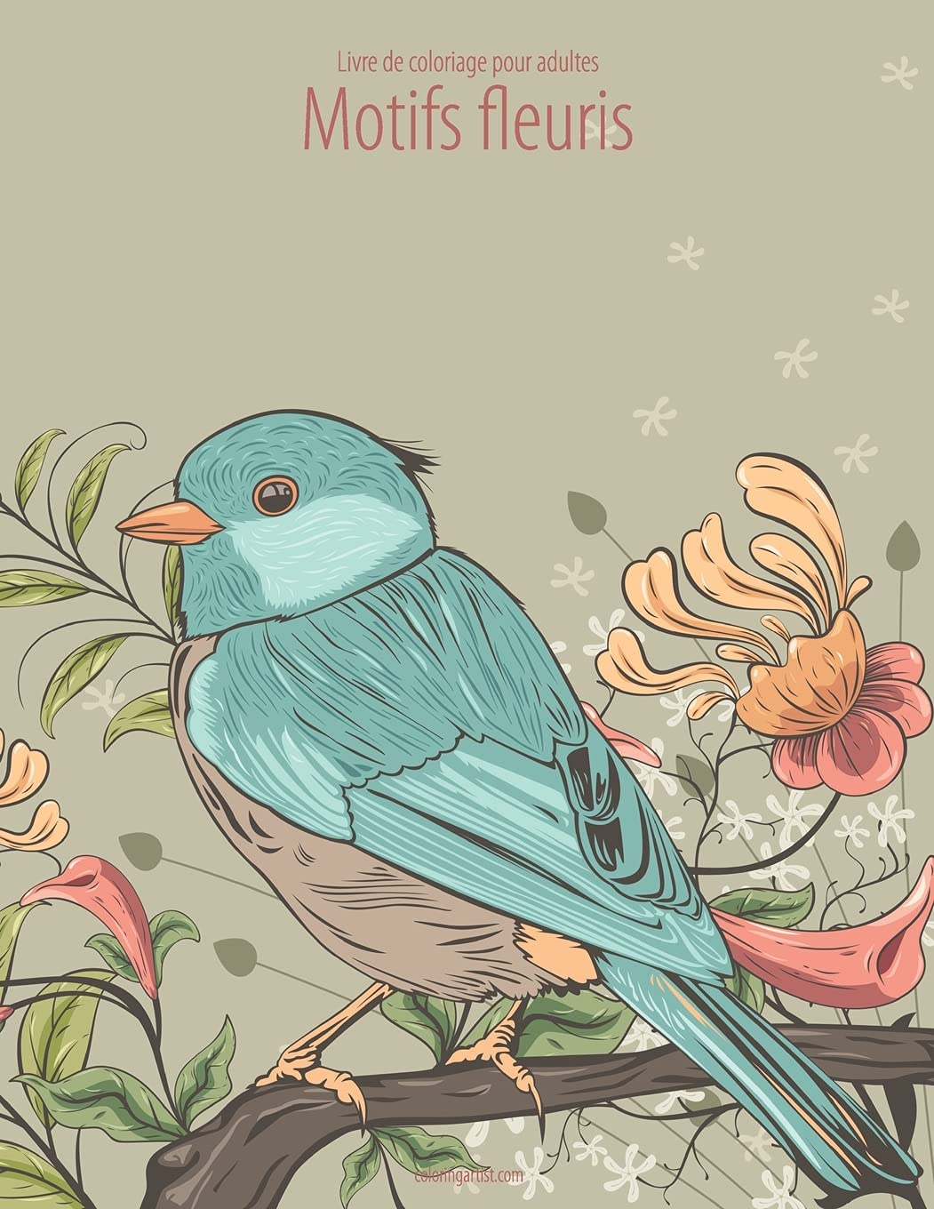 Livre de coloriage pour adultes Motifs fleuris 1, 2 & 3