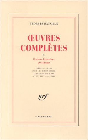Oeuvres complètes. Vol. 4. Divers récits, poèmes, fragments, ébauches posthumes