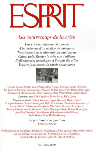 Esprit, n° 359. Les contrecoups de la crise