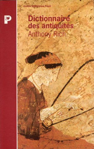 dictionnaire des antiquités romaines et grecques
